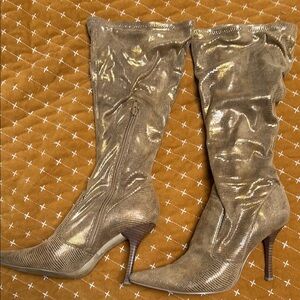 Elegant Tan Knee-High Boots